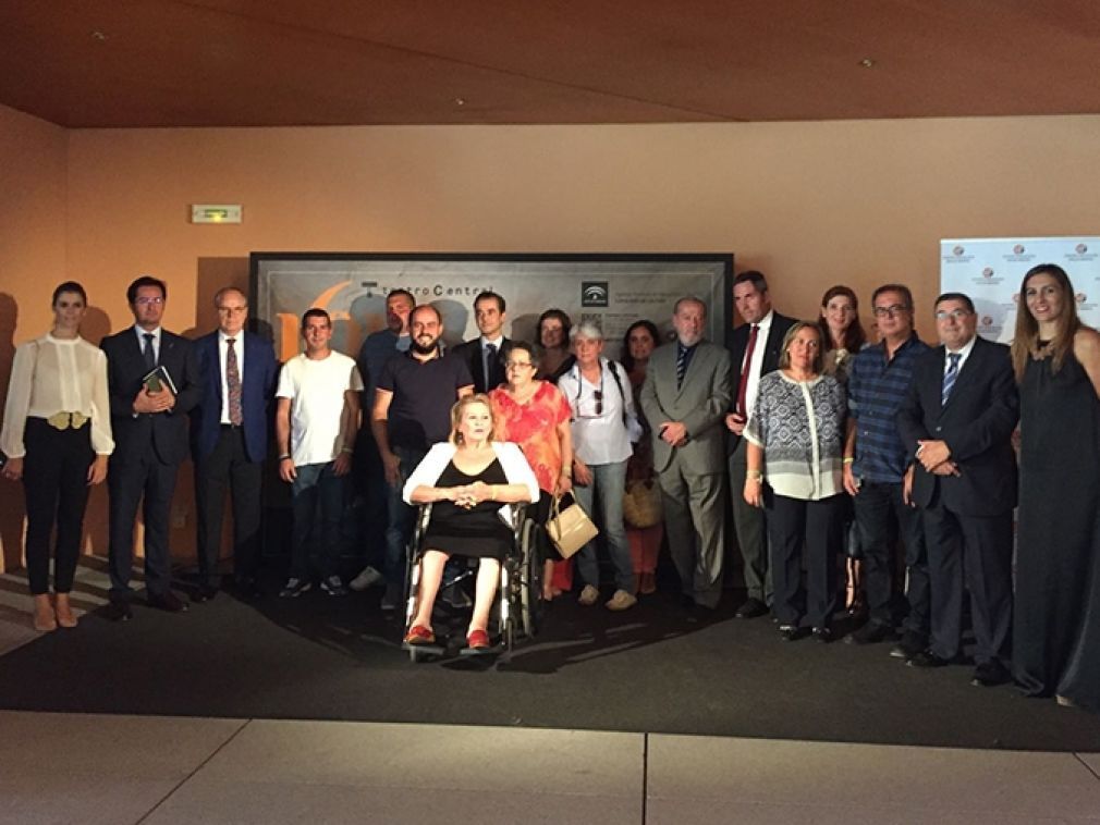 Foto de grupo de la entrega de premios celebrada en Sevilla