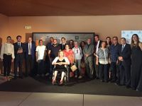 Foto de grupo de la entrega de premios celebrada en Sevilla