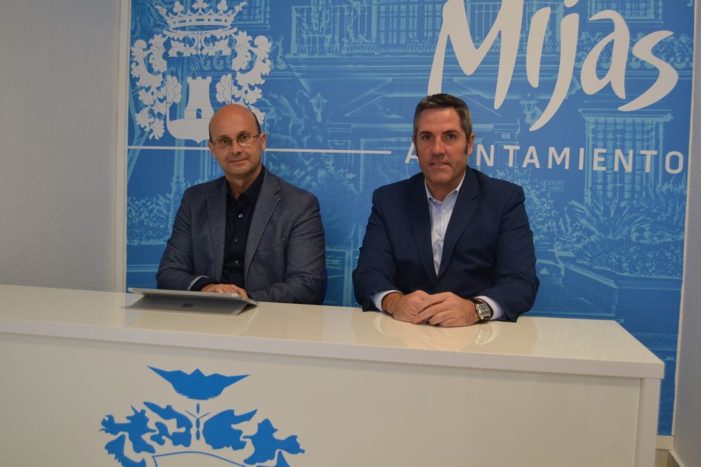El alcalde de la ciudad, Juan Carlos Maldonado (C's) y el edil de Infraestructuras, Jos&eacute; Carlos Mart&iacute;n (C's).