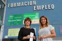 La concejala de Fomento del Empleo, Laura Moreno, junto a la concejala del &aacute;rea, Margarita Izcue.