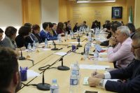 Momento de la reuni&oacute;n en Mancomunidad
