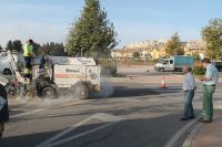 Trabajos en la Avenida Mare Nostrum. 
