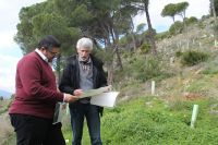 A la izquierda, el concejal de Medio Ambiente, Jos&eacute; Antonio Gonz&aacute;lez junto al t&eacute;cnico del &aacute;rea, Juan Luis Vega