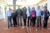 En el centro, la concejala de Tercera Edad, Tamara Vera junto a miembros de la directiva