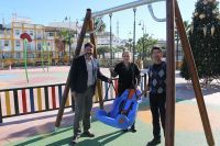 El columpio ya est&aacute; a disposici&oacute;n de los usuarios en este parque.
