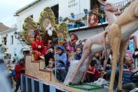 Momento de la cabalgata del a&ntilde;o pasado en Mijas Pueblo