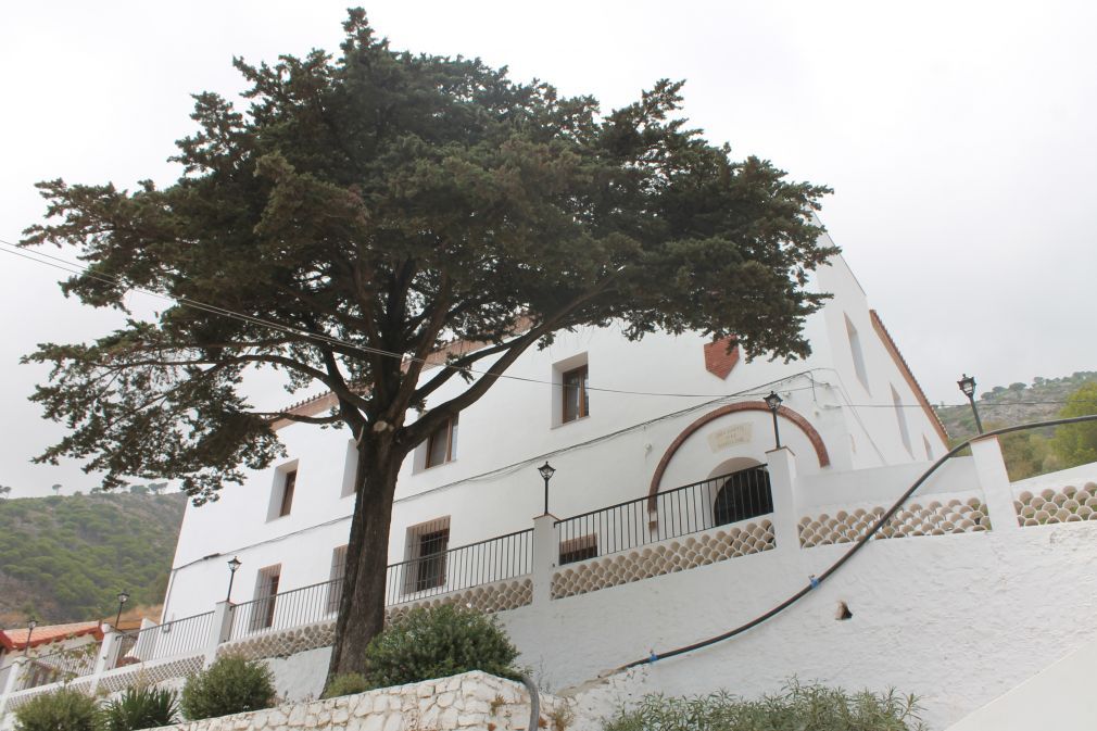 Fachada de la antigua casa cuartel de la Guardia Civil de Mijas. FOTO: Ricardo P&eacute;rez de las Cruces