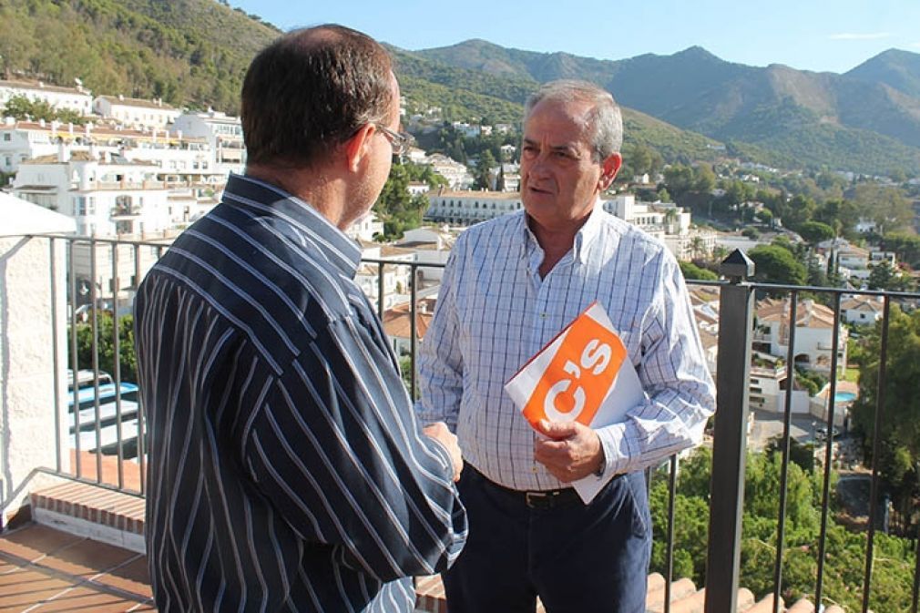 Antonio Suárez, portavoz de Ciudadanos Mijas.