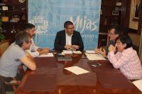 Los concejales de Medio Ambiente, Jos&eacute; Antonio Gonz&aacute;lez, y el de Zonas Rurales, Roy P&eacute;rez, se reunieron en el d&iacute;a de ayer con representantes de Ecologistas en Acci&oacute;n.