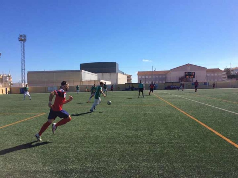 Un momento del partido disputado el domingo.