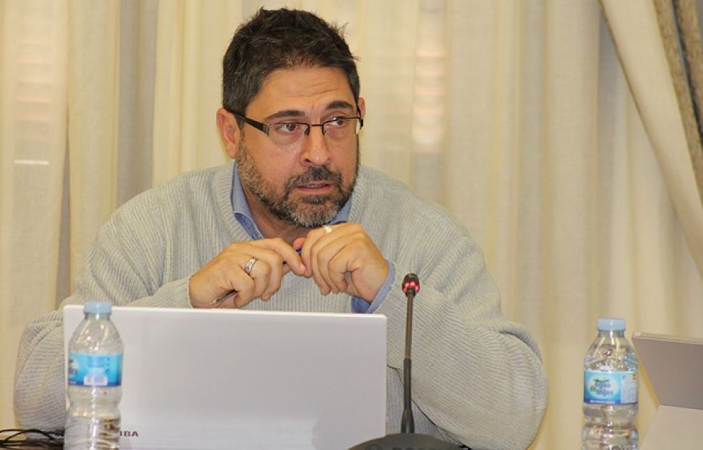 El portavoz de CSSP, Francisco Martínez. 