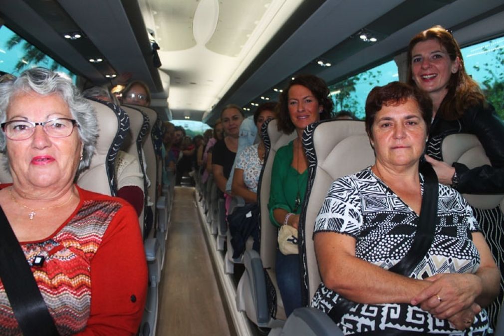 Momento de la salida organizada por el &aacute;rea de Igualdad