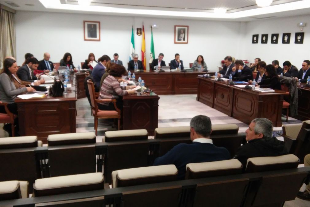 Un momento de la sesión plenaria celebrada hoy. 