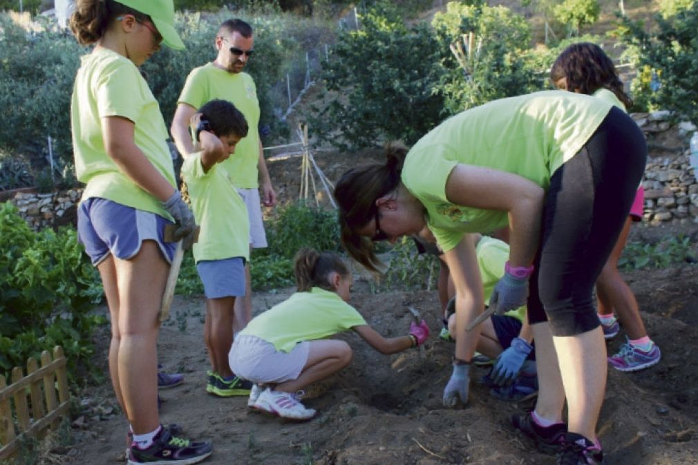 Una de las actividades que impulsa la asociaci&oacute;n es promover la agricultura entre los ni&ntilde;os.